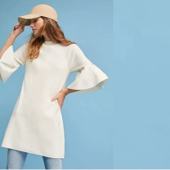 Anthropologie Moth Chester Bell Sleeve Tunic - Picture 1 of 8